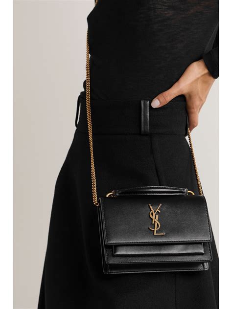 black ysl sunset bag|YSL sunset bag small.